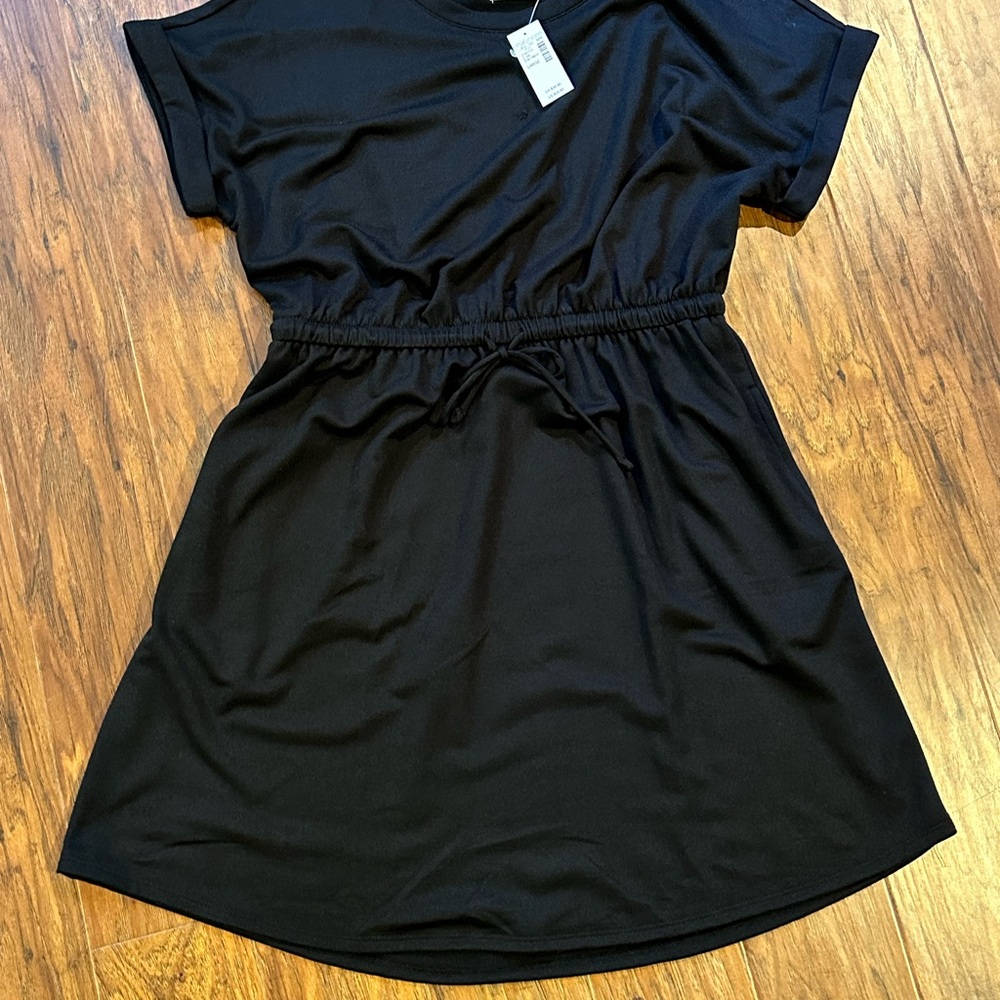 Maurices Elegant Black Asymmetrical Dress